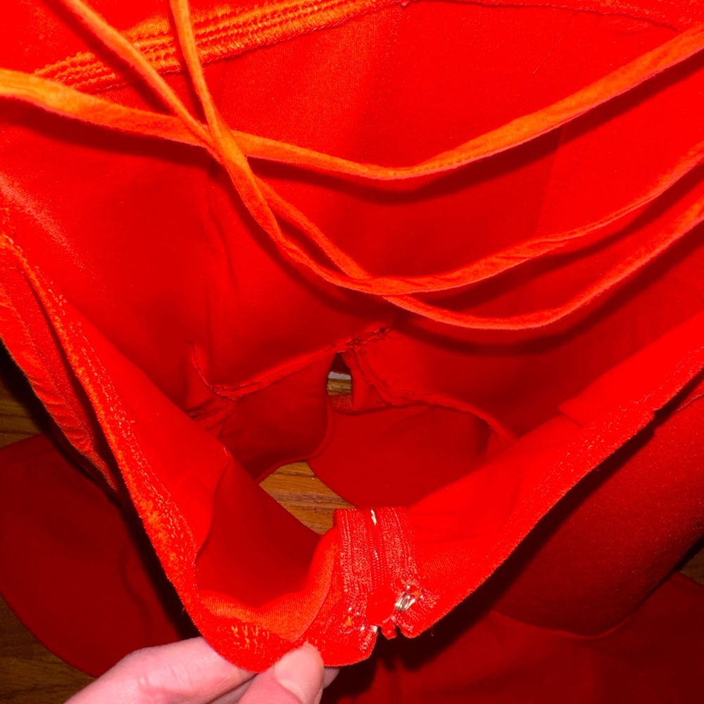 Hello Molly Red Ruffle Mini Dress - Picture 9 of 12